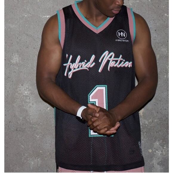 Hybrid Nation x Vayner Sports Jersey Pink/Teal Unisex S Limited Edition - Picture 9 of 9